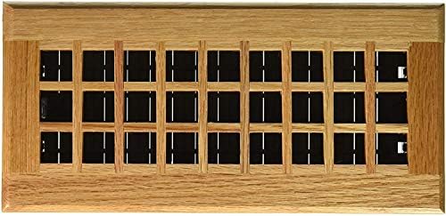Декоративни решетки WE410-N с Размер от 4 до 10 инча за Дървени подови настилки, Естествен Дъб