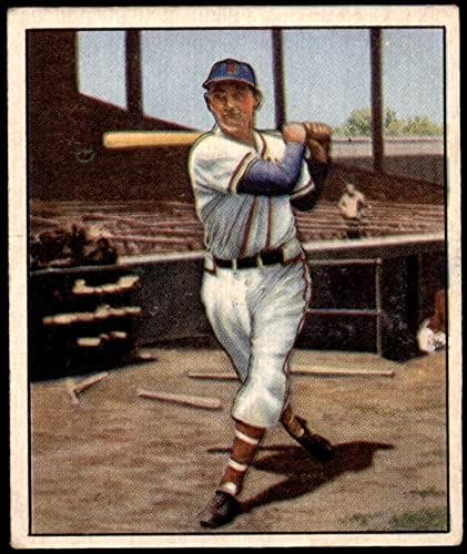 1950 Боуман 20 Боб Елиът Бостън Брейвз (Бейзболна картичка) VG/EX Брейвз