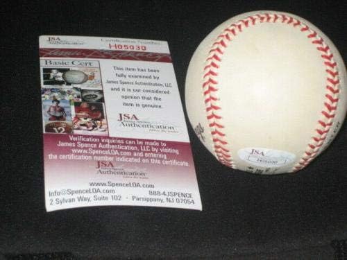 Одисей Хики Ред Подписа Автограф Автентичната Негритянской лига Onl Baseball Jsa - Бейзболни Топки С Автографи