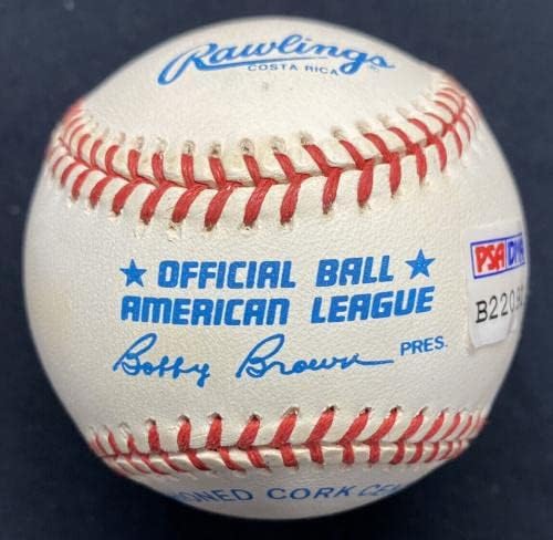 Мики Мэнтл TC 1956 PSA/ДНК ЛОА - Бейзболни топки с Автографи