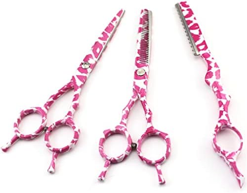 WXBDD 5,5 Инчови Розови Фризьорски Ножици, Машина За Подстригване на Коса Истончающие Ножици За Бръснене