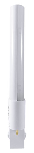 Lunera GX23 Двухконтактная Хоризонтална Led лампа КЛЛ с регулируема яркост, 5 W, 580 Лумена, 4000K CCT, с балластным или линейно задвижване, 4-то поколение, подмяна на компактна флуоресцентна лампа Plug-and-Play с 4