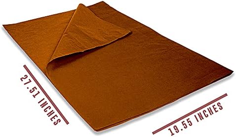 Подвижния хартия Lytio идеален за подарък пакети, опаковки, цветни занаяти собствените си ръце (100 бр, светло кафяв)