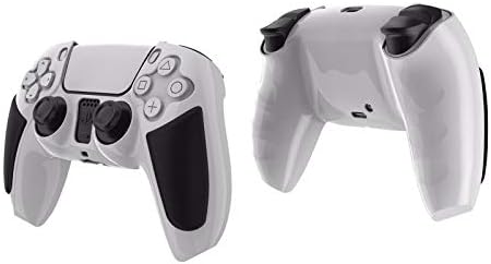Капачка дръжка контролер PS5 Нескользящий Силиконов Защитен калъф за кожата е Подходящ за безжичен контролер за Playstation 5 DualSense (бял)