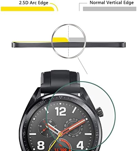Съвместим с защитно фолио за военни смарт часа Mingdaln, [3 опаковки] Защитен слой от закалено стъкло 9H, Съвместима с военните смарт часовник Mingdaln DM50 1.43HD Touch/умен часовник EIGIIS DM50 /умен часовник mingwear