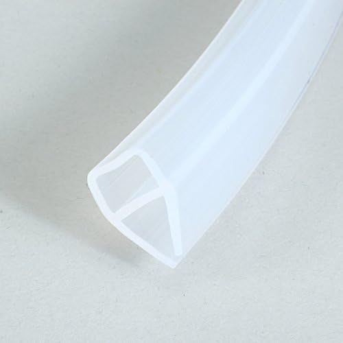 Aexit 39-инчов U-образна Без рамки прозореца на печата за душ врати, защитено от атмосферни влияния, прозрачно на 10 мм (около 3/8 инча за източване от атмосферни въздействия) Стъкло