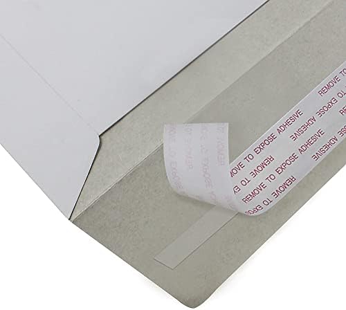 30 Твърди Поща на подателя за снимки EcoSwift 6,5 x 4,5 Остават Плоски Конвертами от Бял картон с самозаклеивающейся печат