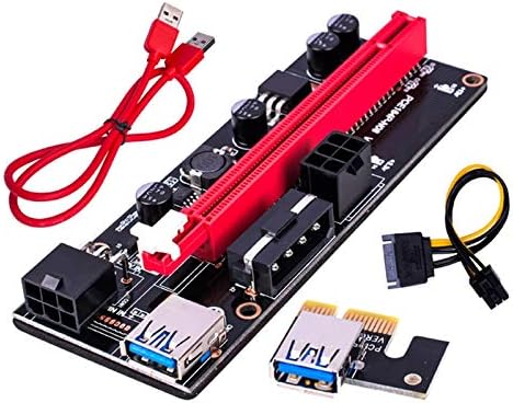 PCI-E PCIE Странично Удължител USB Странично 009S PCI-E Странично Card 009S за майнера БТК PCI-E PCIE Странично
