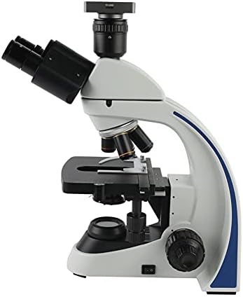 GENIGW 40X - 1000X 1600X 2000X Лабораторен Професионален Биологичен микроскоп, Тринокулярный микроскоп (Размер: 64X-1600X)