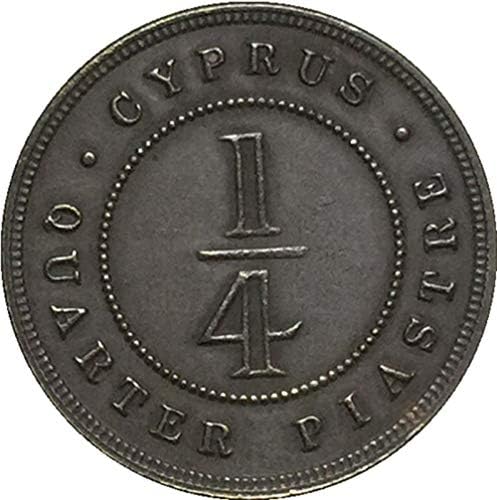 1887 Кипър Криптовалюта Криптовалюта Любима Монета Реплика Възпоменателни Монети Са Подбрани Монета Щастливата Монета На Виртуална Монета Ата Монета Занаяти