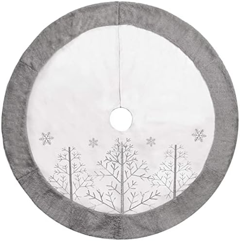 Комплект коледна украса Severin Madelyn Frozen Winter Сребристо-бял (2 броя)