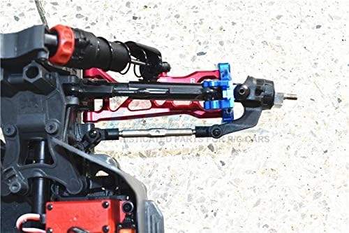 GPM за Arrma 1/10 KRATON 4S BLX Актуализирани Части Алуминиеви Предната C-Образни Главината + Предни и задни Въртящи се лостове + Предни и задни Долен носач - 28 бр. Комплект Черен