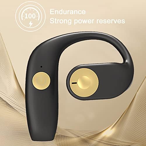Безжични слушалки loinrodi Bluetooth Слушалки на ушите с Bluetooth 5.3 Дълбоки бас Огледален Екран за Бягащи Коне IPX7 Водоустойчив Слушалки за спорт и работа