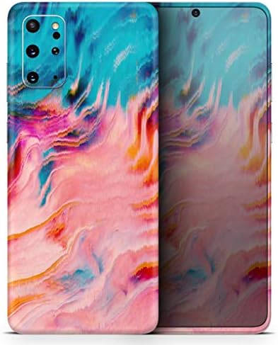 Дизайн Skinz Liquid Abstract Paint Remix V84 Защитно Vinyl стикер с обвивка за Samsung Galaxy S20 (тампон върху екрана и на задното стъкло)