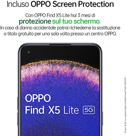 OPPO Find X5 Lite с две SIM-карти, 256 GB ROM + 8 GB RAM (само GSM | Без CDMA), Фабрично отключени смартфон 5G (Starlight Black) - Международната версия