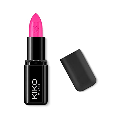Kiko MILANO - Smart Fusion Lipstick Богата и питателна червило с ярък дюзи|, Устойчиви на червило |Grape 428 | Без жестокост | Професионална червило за грим | Произведено в Италия
