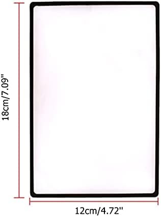 Увеличительный лист LLAMN 3X -Тънка Лупа-Лупа за Четене на Малки Карти и книги 18x12 см