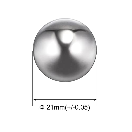 uxcell 5pcs 21 mm 201 Подшипниковые Топки от Неръждаема Стомана G200 Precision