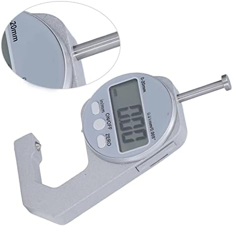 Инструменти за измерване на дебелината на Deryang, Дебелометрия в диапазон 0-20 мм Точно Измерване на Многофункционално Приложение е Широко Използван за плат, кожа, хартия