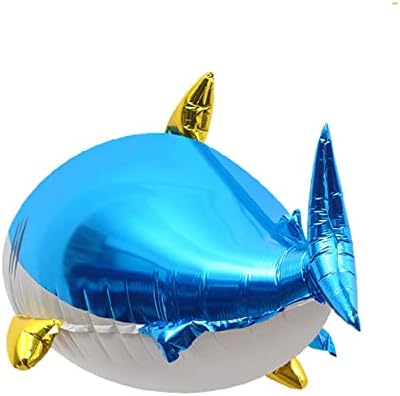 4D Стереоскопични Балони с Акули, Украса за парти в чест на рождения ден на Океана Акули, аксесоари за парти в чест на Акула, 3 опаковки