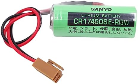 LITKEQ (опаковка от 50 броя) 3 2500 ма CR17450SE-R Система на PLC с ЦПУ Батерия с Съпротива за SANYO CR17450SE-R/A98L-0031-0012 FANUC CNC с жак