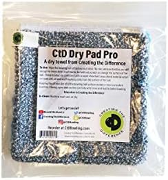 Creating the Difference Dry Pad Pro | Кърпа за боулинг | Премахва прах, Масло и Прагове | Грижа за топки за боулинг | Консумативи за боулинг