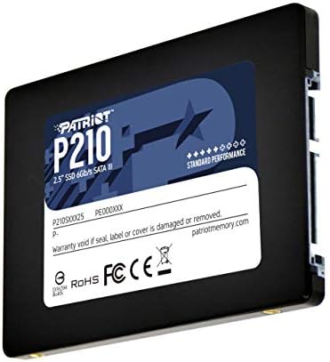 Вътрешен твърд диск Patriot P210 SATA 3 SSD с капацитет 512 GB 2.5 Инча - P210S512G25