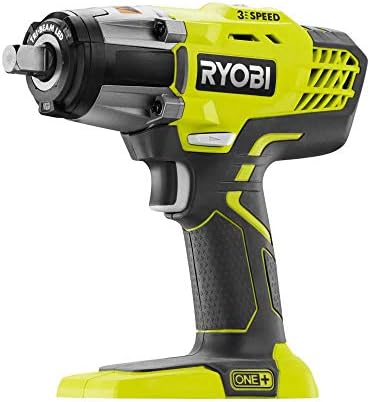 Ryobi P261K 18V Безжична 3-стъпка 1/2 инча. Комплект удар на ключа (1) акумулаторна батерия с капацитет 4 Ah, зарядно устройство и чанта