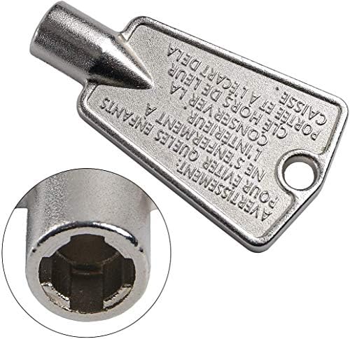 2 опаковки 216702900 Ключ от вратата на фризера, за да Frigidaire Kenmore AP4071414 PS2061565 AP2113733 AP4301346 PS1991481 06599905 08037402 12849 (Метален)