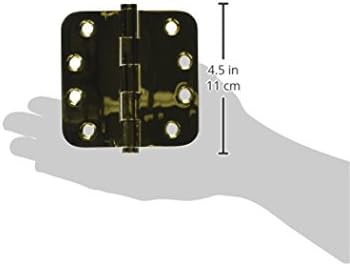 Панта Deltana CSB44R5 от плътен месинг радиус 4 x 4 x 5/8 инча