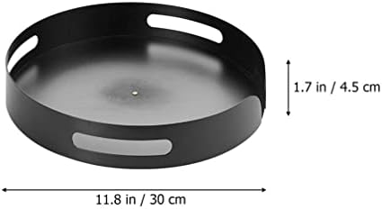 Homoyoyo Кухненски Принадлежности Кухненски Принадлежности Въртяща се Маса, Подноси За Съхранение, Въртящи се Рафтове Тава Титуляр за Подправки и Всички Всячины Плотове Органайзер (Черен) Палитра За грим Палитра за