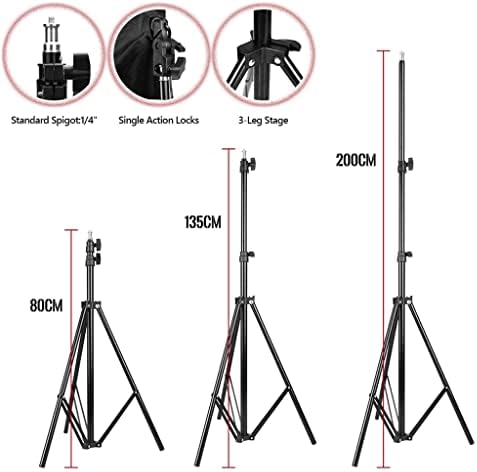 WETYG Photography Комплект Осветление за фото студио 50*70 см Софтбокс 4x25 W Led Лампа с Фон Подкрепа Фон за Снимки