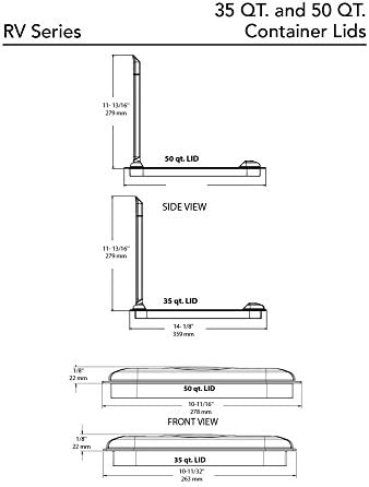 Rev-A-Полк - RV-50-КАПАК-G-1 - 50 Qt. Зелена Капачка За Рециклиране Контейнера За отпадъци