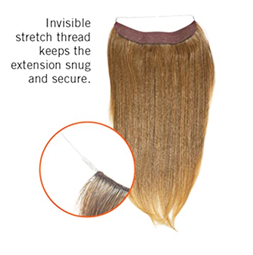 Удължаване на косата-невидимок без фиби за коса 16 инча от Hairuwear - R14 25 Honey Джинджифил