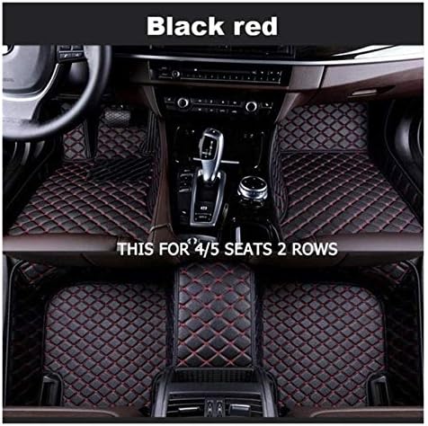 Планински мъжки подложка за полагане на автомобила, Произведени по Поръчка на Автомобилни стелки за Audi Всички модели A1 A3, A7 A8 Q3 Q5 Q7 A4 A5 A6 S3 S5 S6 S7 S8 R8 TT SQ5 SR4-7 (име на цвят: черен, червен-1 бр.