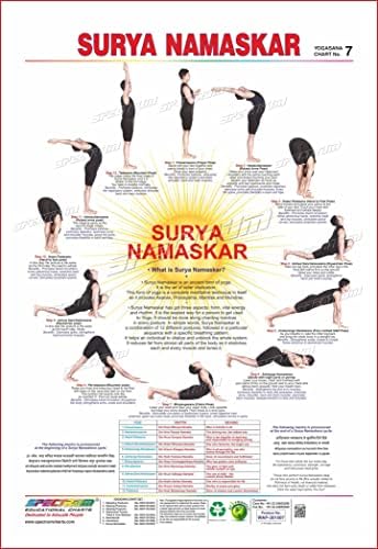 Обучение Стенни диаграма Sharvgun Spectrum Две в едно: Surya Namaskar и Йогасана
