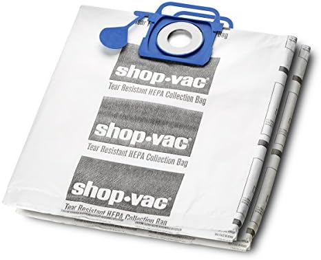 Магазин-Пылесборные Филтърни торбички Прахосмукачка 9021733, Устойчиви на разкъсване от естествен Hepa, обем 5-10 литра, бяла (2 опаковки)