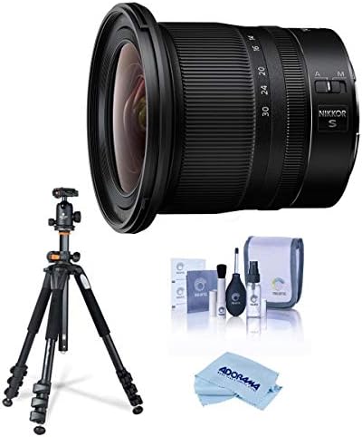 Обектив Nikon NIKKOR Z 14-30 мм f/4 S, Комплект със статив Vanguard ALTA PRO 264AT, глава TBH-100 и QR-плоча, Комплект за почистване, кърпа за почистване