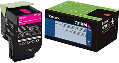Тонер касета Lexmark 70C1XK0 Black с програмата за връщане на тонер повишена производителност за решения на Lexmark CS510de и Lexmark CS510dte