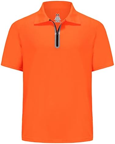 Мъжки Ризи с къси ръкави за голф Голям и Висок Растеж, Влагоотводящие, Със Защита От Слънцето, Контрастни Цветни Ризи за голф в стил Мозайка