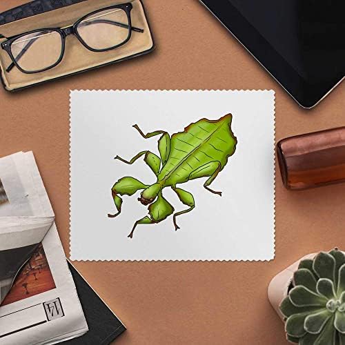 Azeeda 2 x Кърпички за почистване на лещи и очила от микрофибър Leaf Bug (LC00019479)