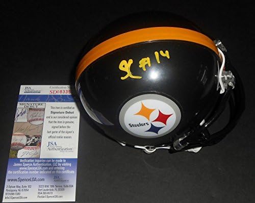 Сами Коутс Подписа мини-каска Питсбърг Стийлърс с Дебютной подпис на JSA COA - Мини-Каски NFL с автограф