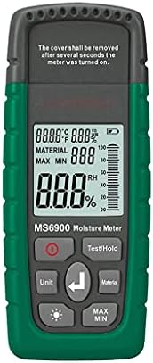 ASUVUD MS6900 Преносим Цифров Измерител на дърво LCD Влагомер за Измерване на Температура И Влажност Тестер