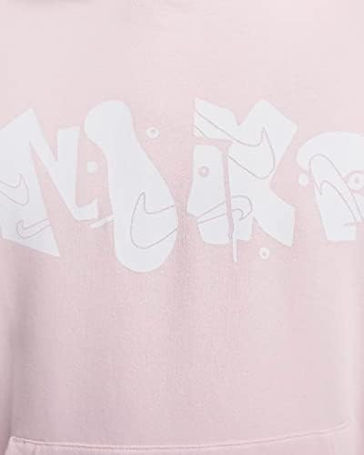Мъжки hoody-пуловер на Nike Club отвътре с графичен дизайн