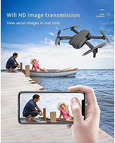 STSEEACE GPS Drone 4K с двойна камера за възрастни - Радиоуправляеми Квадрокоптер с автоматично връщане, насочване на путевую точка, задържане на височина, полет с продължителност 40 минути