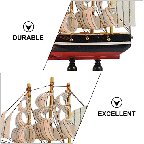 Veemoon Дървена Модел Парусника Модел на Кораба Украшение Лодки Украса лодки Украса, от Дървен Кораб