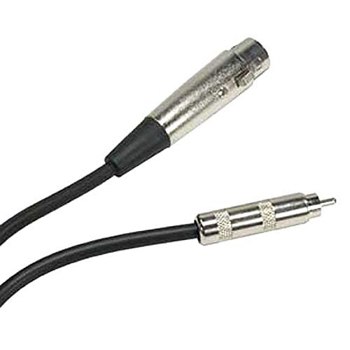 Кабел SF, 12 фута XLR 3P Женски към RCA Мъжки Кабел