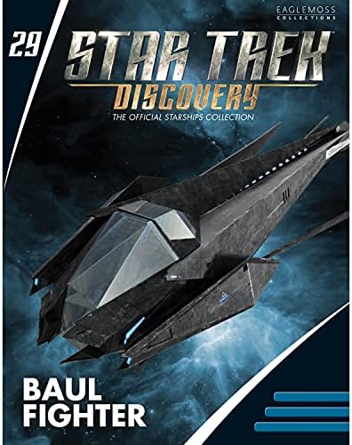 Star Trek Официалната колекция звездолетов Discovery | Кораб-изтребител Ba'ul'a с 29-ти брой на списание Eaglemoss Hero Collector