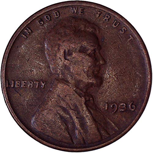 Lincoln Wheat Cent 1936 1C Много тънък