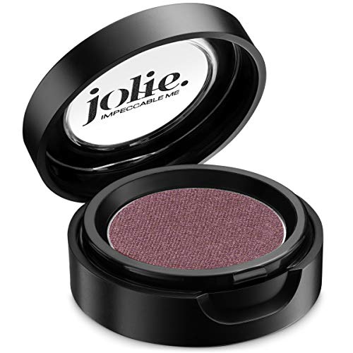Сенки за очи с прахово компресия оформено Jolie Cosmetics Металик, Перламутровое Трептене - Веганские сенки за очи в една опаковка, 1,48 g, Розово-червени (Pink Frost)